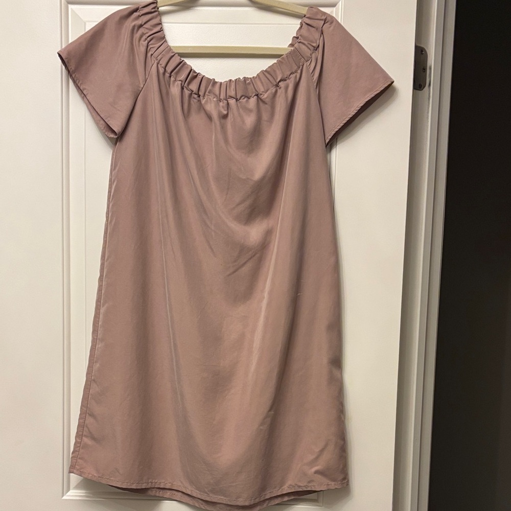 Pink Off-Shoulder Dress from H & M